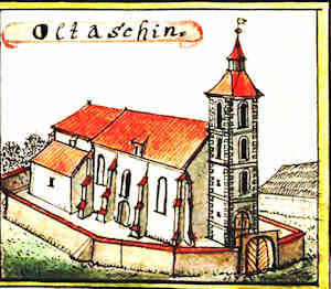Oltaschin - Kościół, widok ogólny